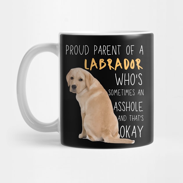 Proud Parents of Labrador Pet Lover by Azulan Creatives
